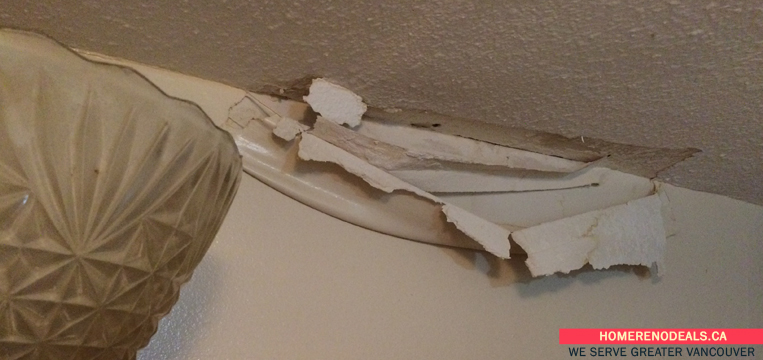 How To Repair Water Damaged Ceiling Paint
